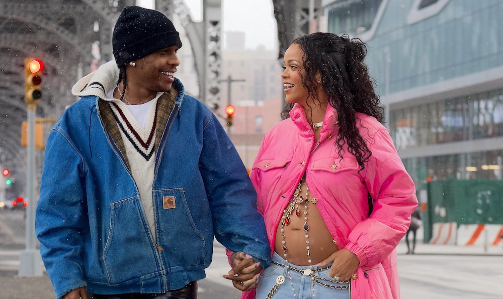 Rihanna está grávida de seu 1º filho com o rapper A$AP Rocky