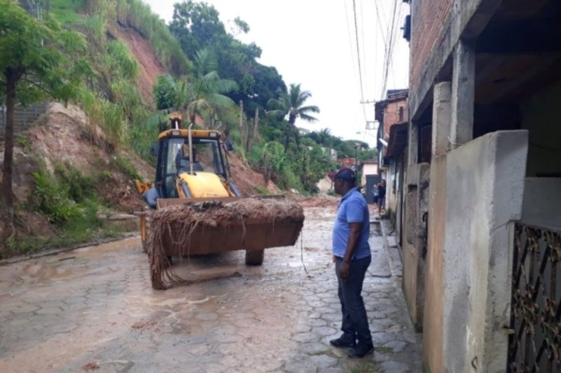 Chuvas fortes deixam 45 desabrigados no Espírito Santo