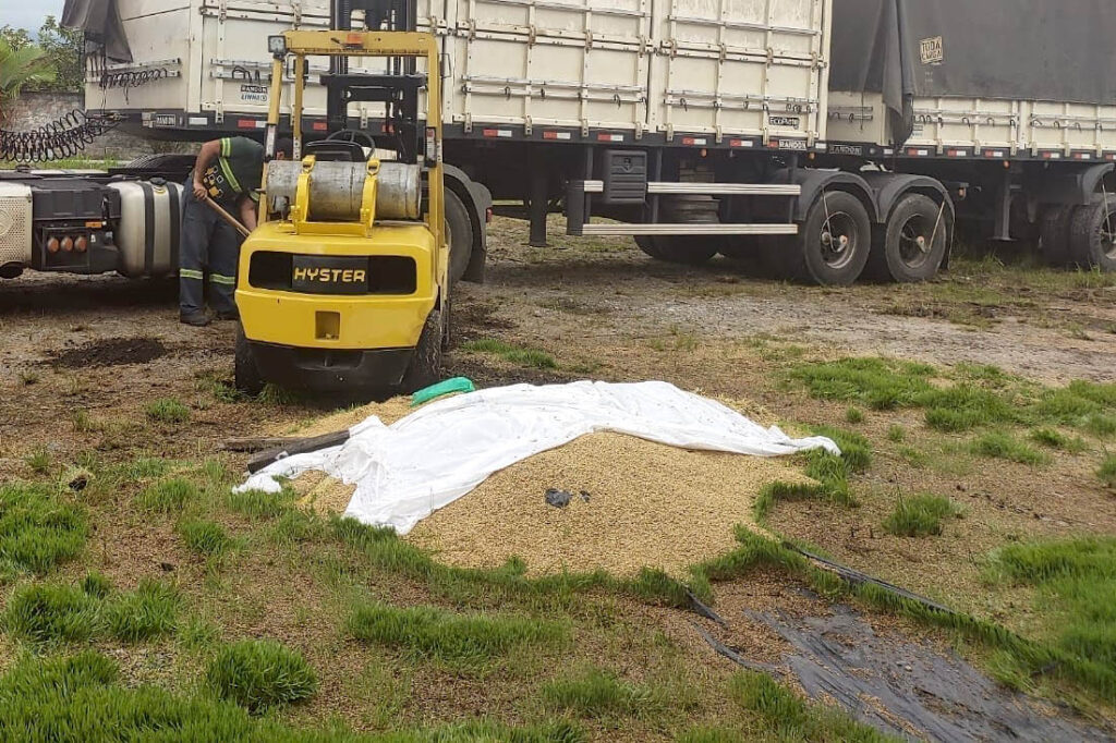 Polícia recupera 35 toneladas de cevada e insumos agrícolas em Paranaguá