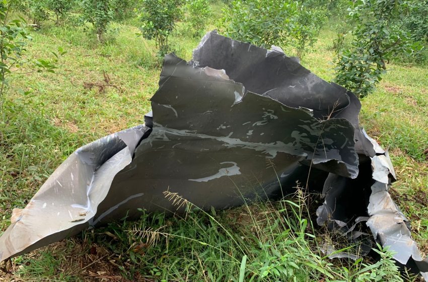 Destroços de foguete encontrados no Paraná são analisados por cientistas