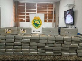 Polícia apreende 112 quilos de cocaína em São José dos Pinhais