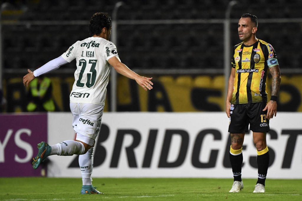 Palmeiras goleia Deportivo Táchira na estreia pela Libertadores
