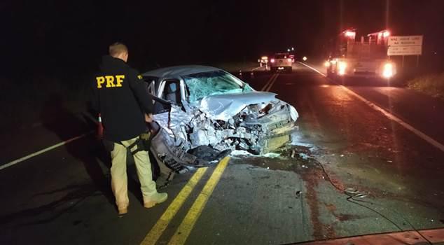 Motorista embriagado causa acidente e deixa cinco pessoas feridas na BR-369