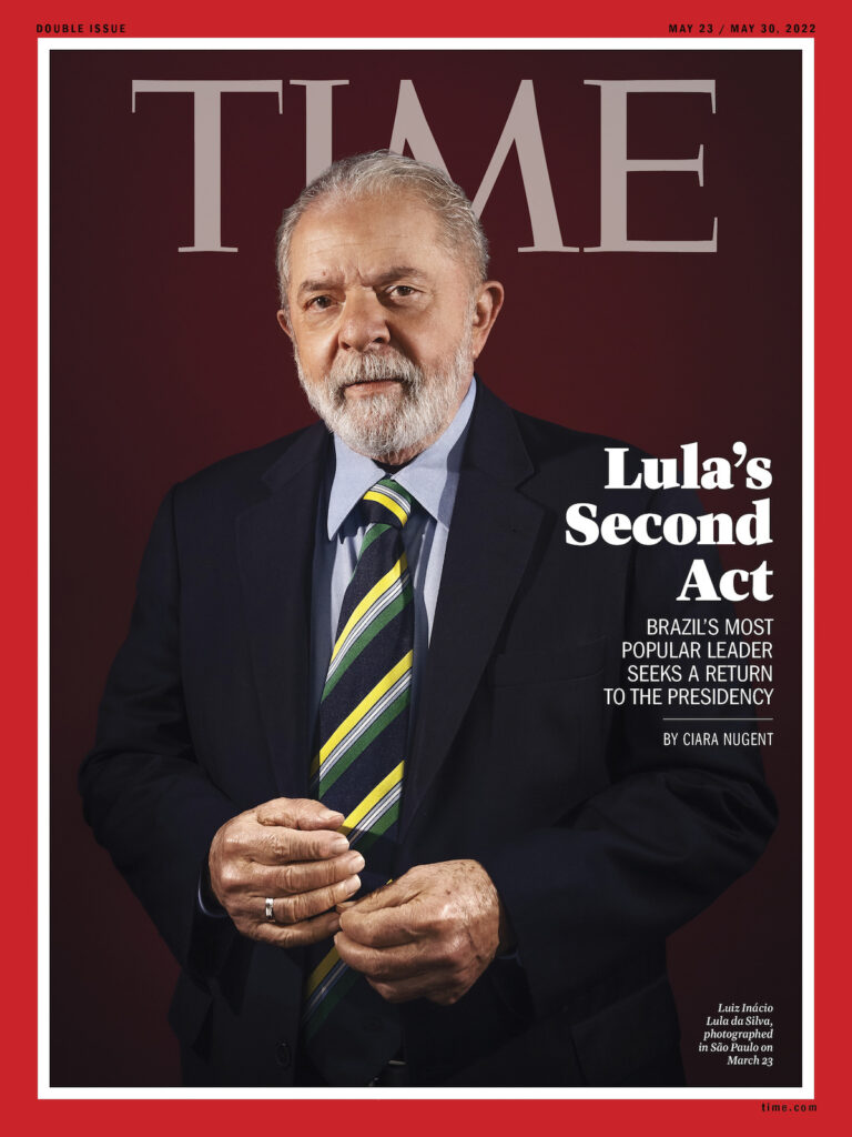 Lula é capa da revista americana Time: ‘o segundo ato de Lula’