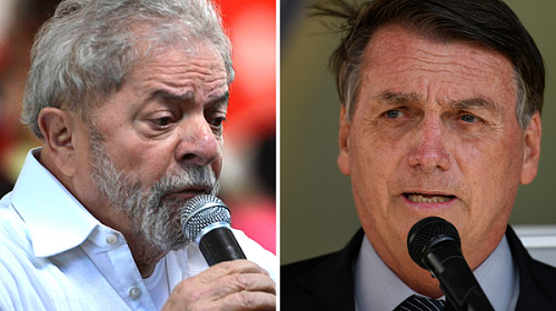 Diminui diferença de Bolsonaro para Lula e há empate técnico segundo a Futura Inteligência