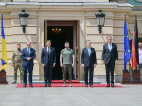 Líderes europeus visitam a Ucrânia e prometem apoio contra a Rússia