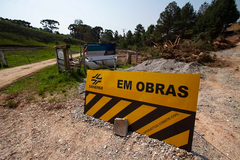 Obras afetam abastecimento de água em Curitiba e região