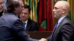 Bolsonaro recebe Moraes e diz que vai à posse dele no TSE