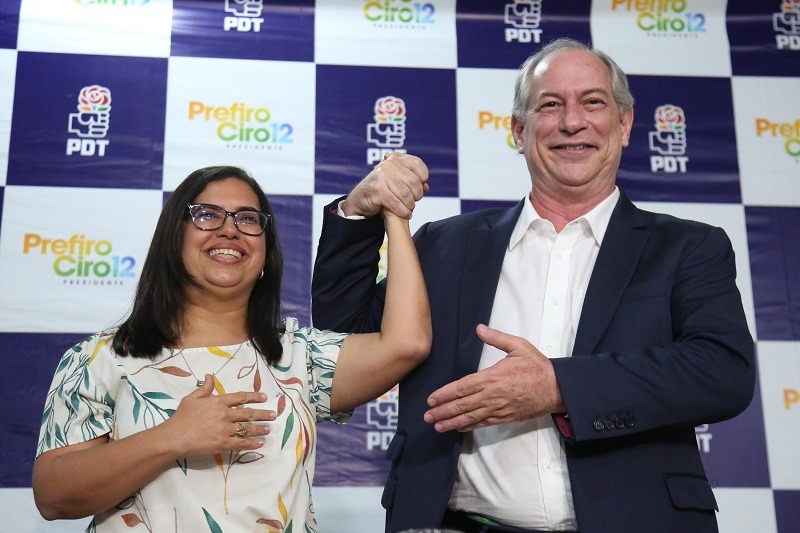 PDT anuncia Ana Paula Matos como vice na chapa de Ciro Gomes