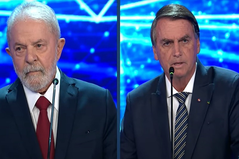 Primeiro debate entre Lula e Bolsonaro será em 16 de outubro
