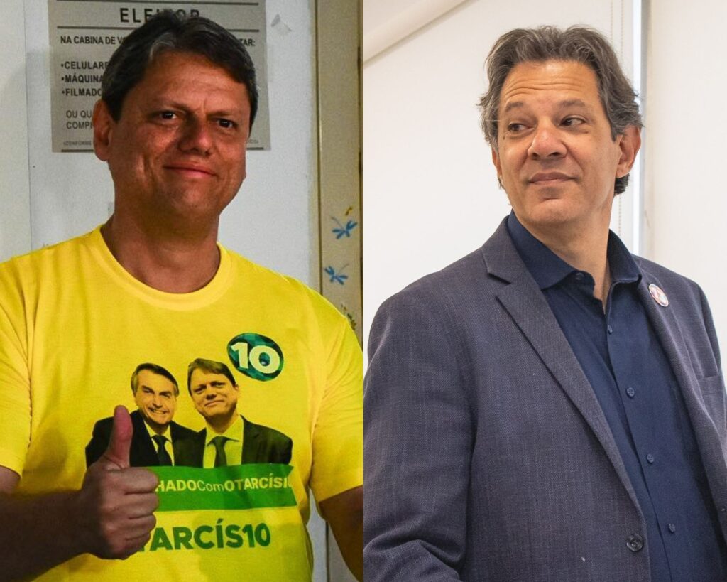 Governador de São Paulo: Tarcísio de Freitas e Fernando Haddad vão ao 2º turno