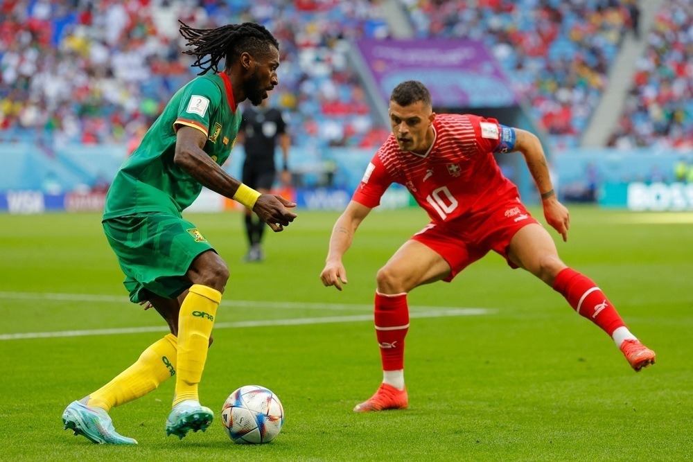 Suíça bate Camarões e sai na frente no grupo do Brasil