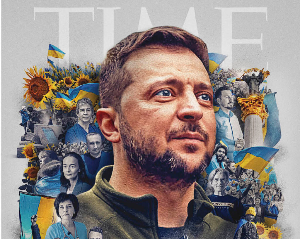 Volodymyr Zelensky é escolhido Pessoa do Ano pela revista Time
