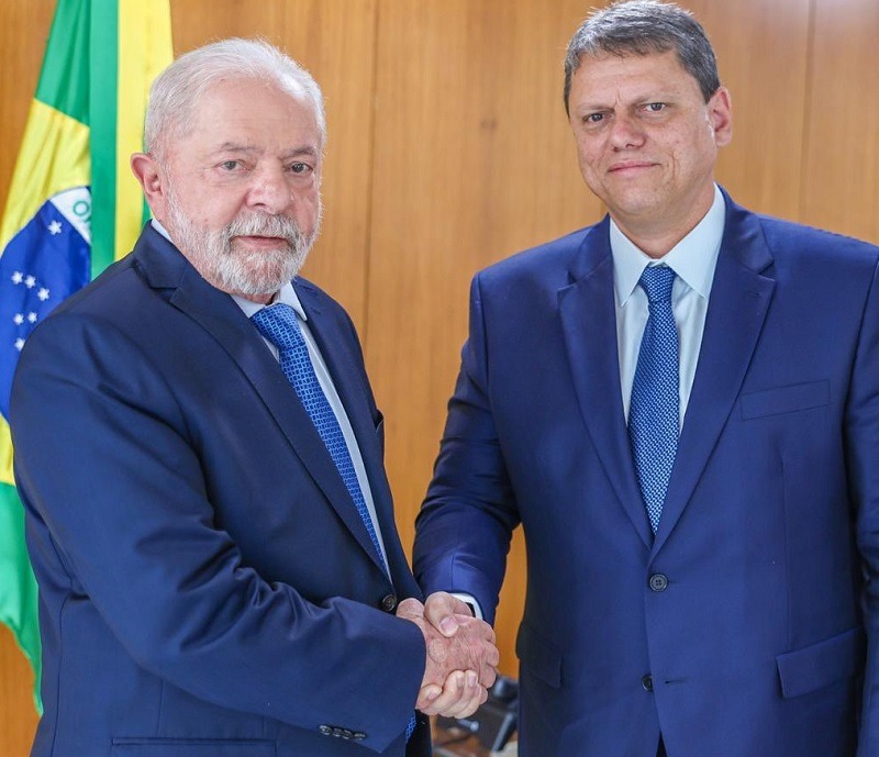 Lula se reúne com o governador de São Paulo, ex-ministro de Bolsonaro