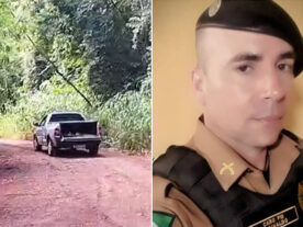 Carro de policial é encontrado abandonado com marcas de tiros, em Londrina