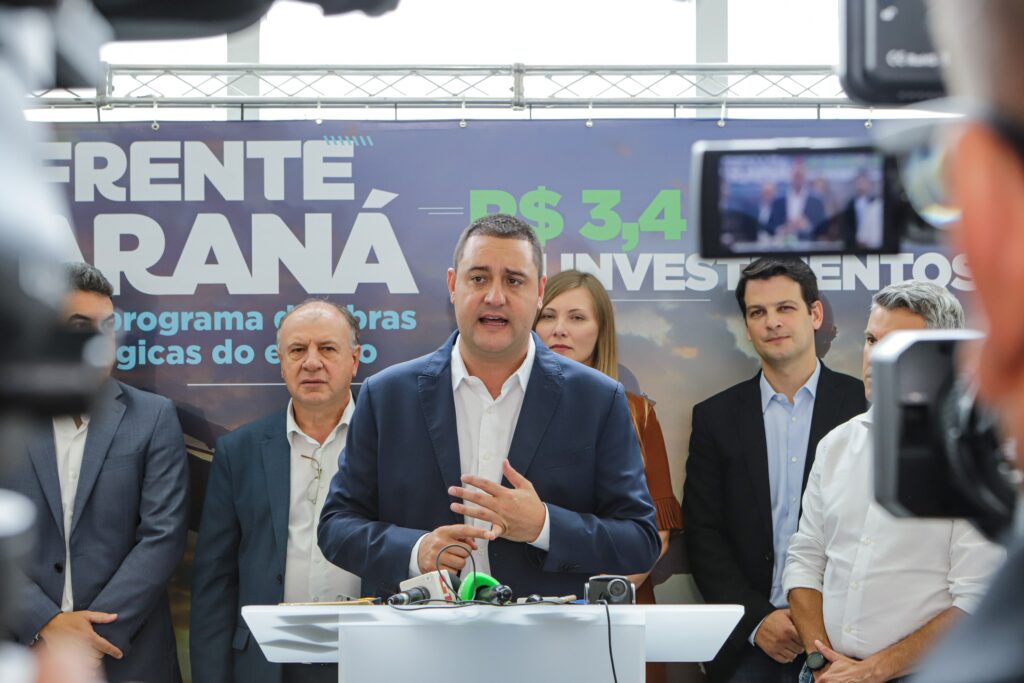 Ratinho Junior anuncia pacote de obras de R$ 3,4 bilhões no Paraná