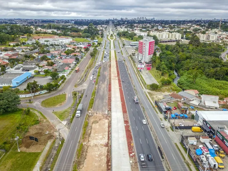 Novo trecho da Linha Verde é liberado para trânsito, no Atuba