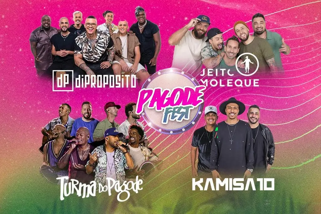 Com setores esgotados, Pagode Fest acontece na Live Curitiba dia 17