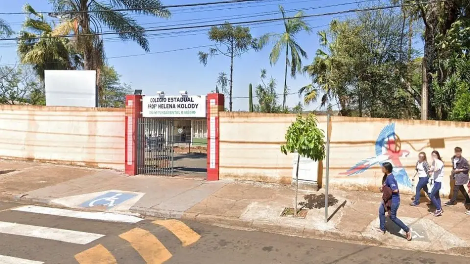 Polícia levou três minutos após botão do pânico ser acionado na escola de Cambé
