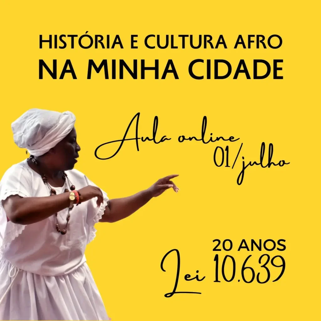 Aula online e gratuita aborda história e cultura afro em Curitiba