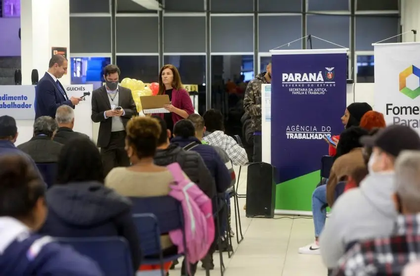 Paraná tem 15 mil vagas de emprego abertas; veja a lista