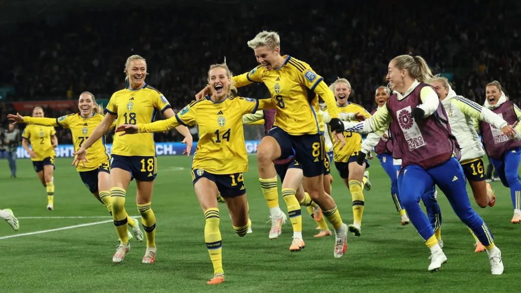 Suécia bate os Estados Unidos nos pênaltis e vai às quartas da Copa Feminina