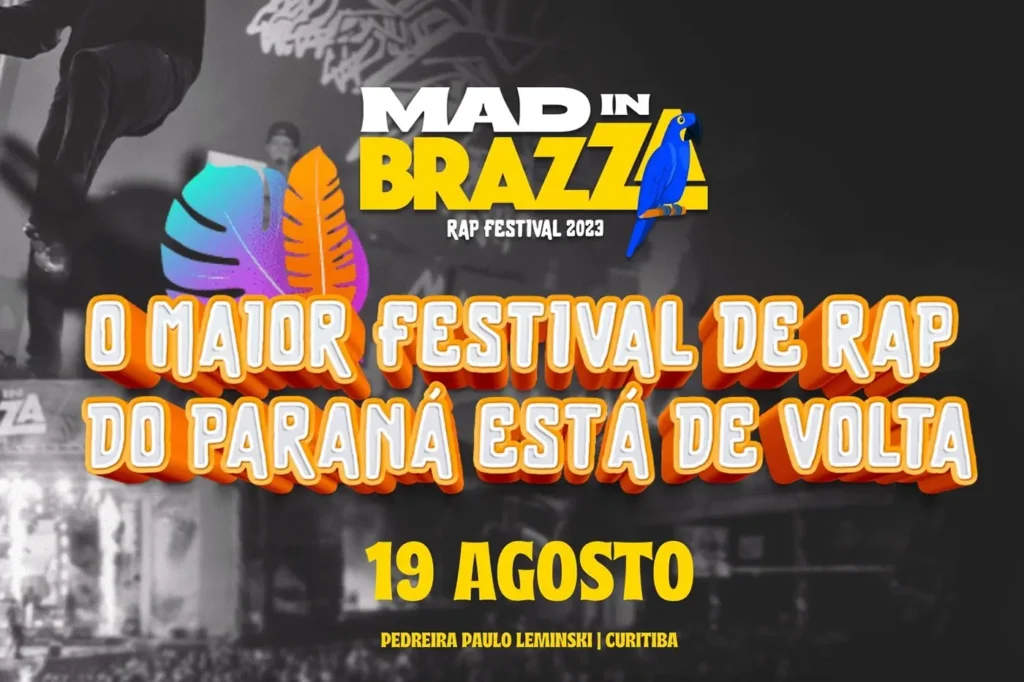 Mad In Brazza: Maior festival de rap e trap do Paraná acontece neste sábado