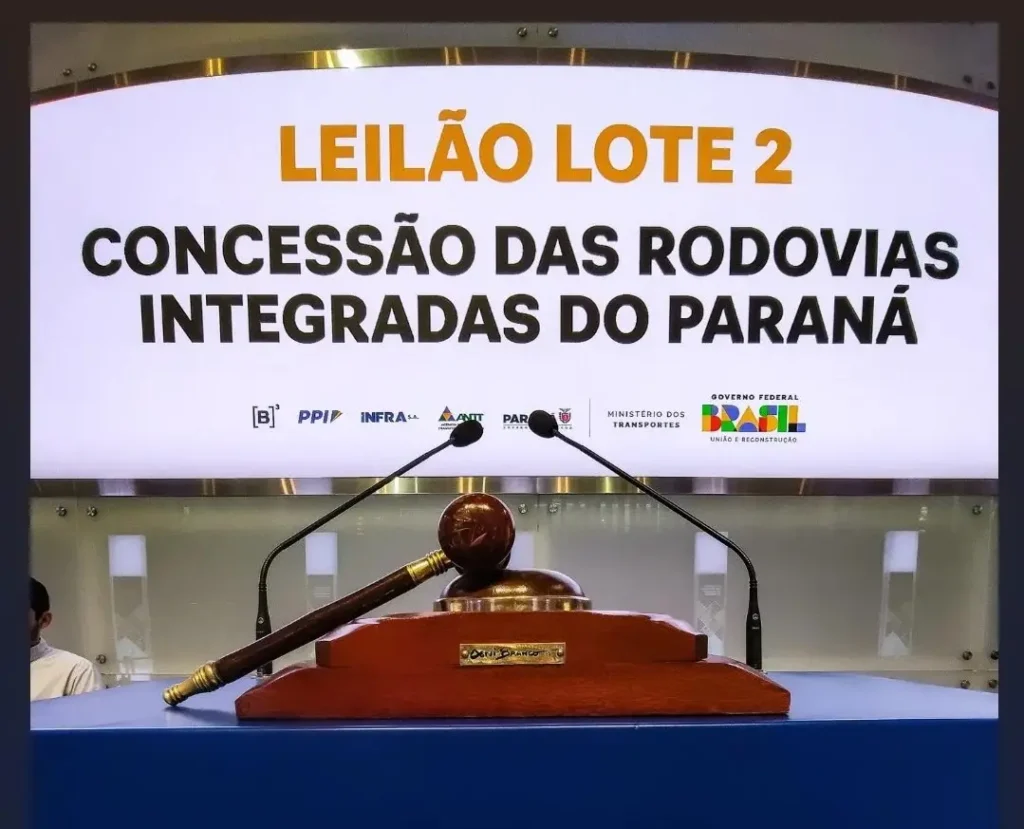 Consórcio Infraestrutura PR vence leilão do segundo lote das rodovias do Paraná