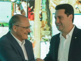 Alckmin e Ratinho Junior