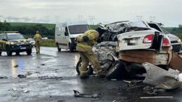 Motorista morre em grave acidente na BR-163, em Cascavel