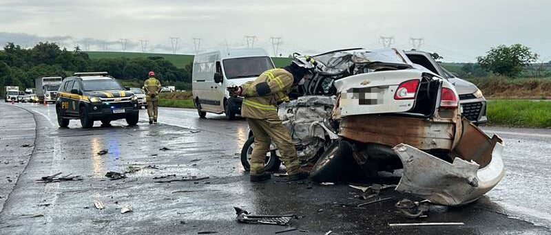 Motorista morre em grave acidente na BR-163, em Cascavel