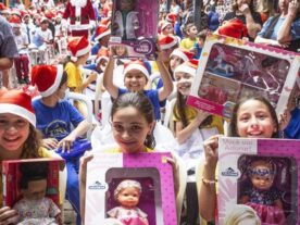 Campanha de Natal pretende arrecadar 50 mil brinquedos em Curitiba