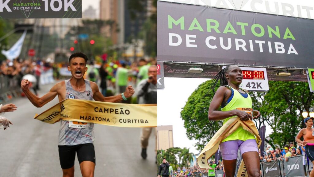 Brasileiro e queniana vencem a Maratona de Curitiba 2023