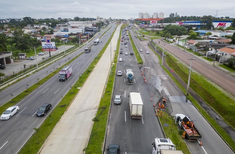 Novo trecho da Linha Verde Norte é liberado para tráfego de veículos 
