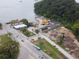Obras da Ponte Guaratuba-Matinhos avançam no litoral do Paraná