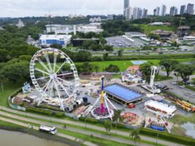 Parque de diversões do Barigui é inaugurado em Curitiba
