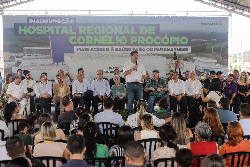 Hospital de Cornélio Procópio é inaugurado pelo governador Ratinho Junior
