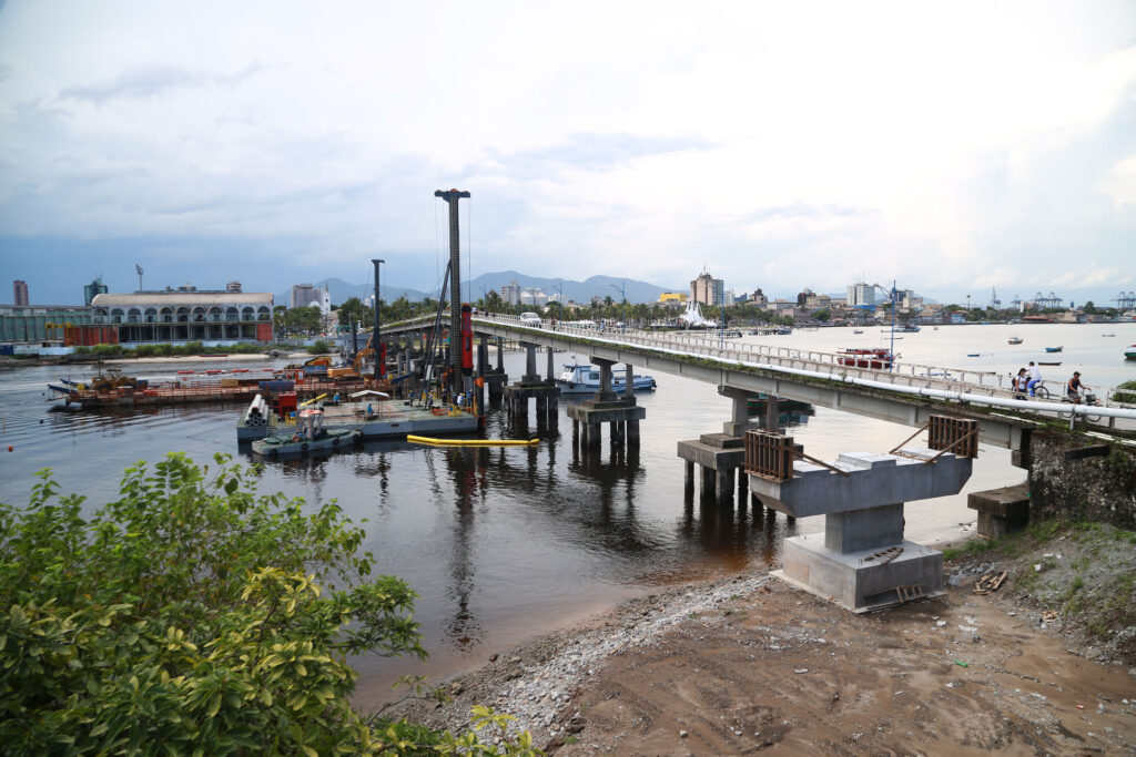 Ponte de Valadares: Obras em Paranaguá superam 50% de execução