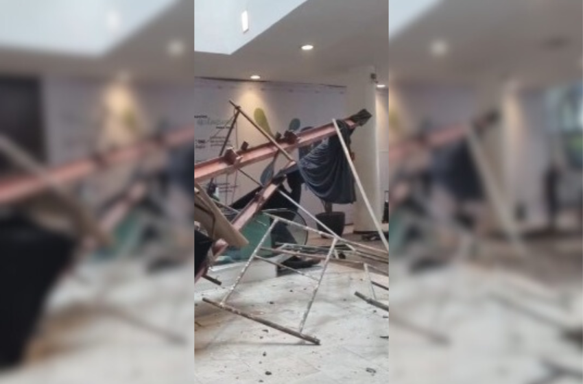 Andaime cai e deixa três feridos em shopping de Curitiba