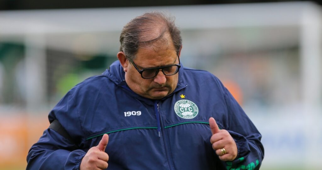 Técnico do Coritiba não tem boas lembranças do adversário da Copa do Brasil