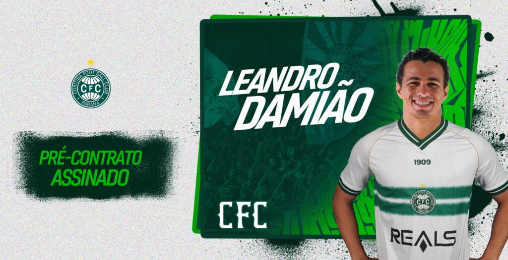 Leandro Damião promete “grandes resultados” com a camisa do Coritiba