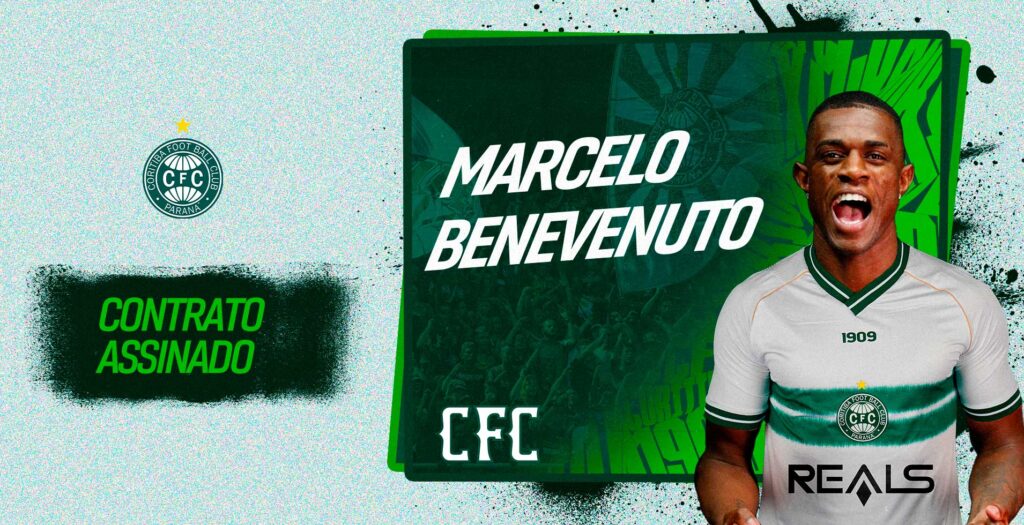 Coritiba anuncia a chegada do zagueiro Marcelo Benevenuto