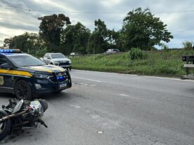 Motociclista morre em grave acidente na BR-277