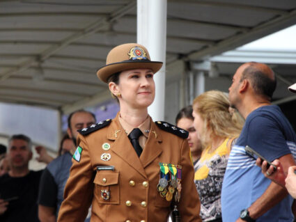 Colégio da Polícia Militar tem primeira comandante mulher