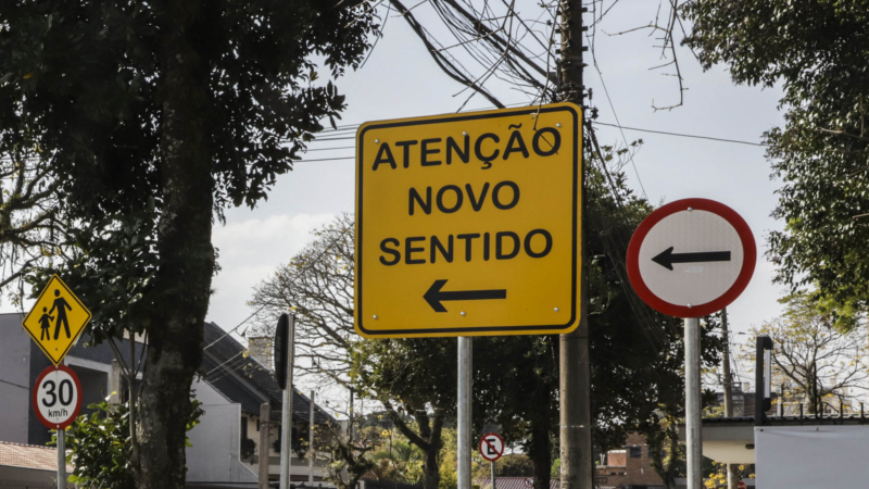 Curitiba: ruas no Cajuru passam a ter sentido único