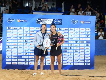 Paranaense Vitória Marchezini é vice-campeã em torneio de beach tennis