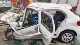 Acidente na PR-407, no Litoral do Paraná, deixa três mortos
