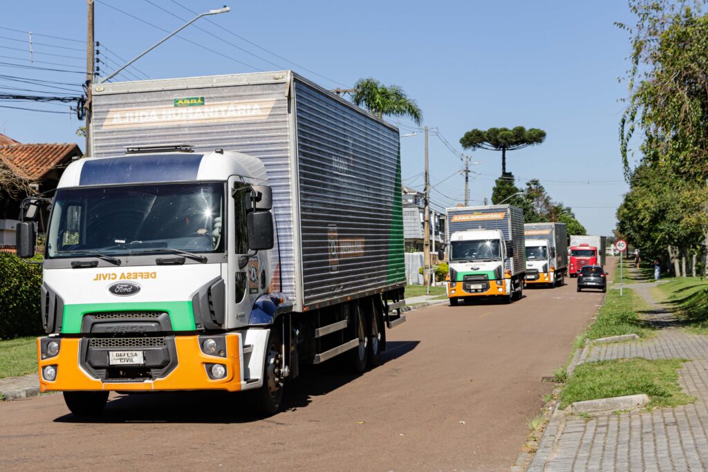 Paraná envia 190 toneladas de donativos ao Rio Grande do Sul